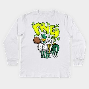 FRIED CHICKEN Kids Long Sleeve T-Shirt